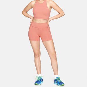 Outdoor Voices Tech Sweat Short & Keyhole Bra Set